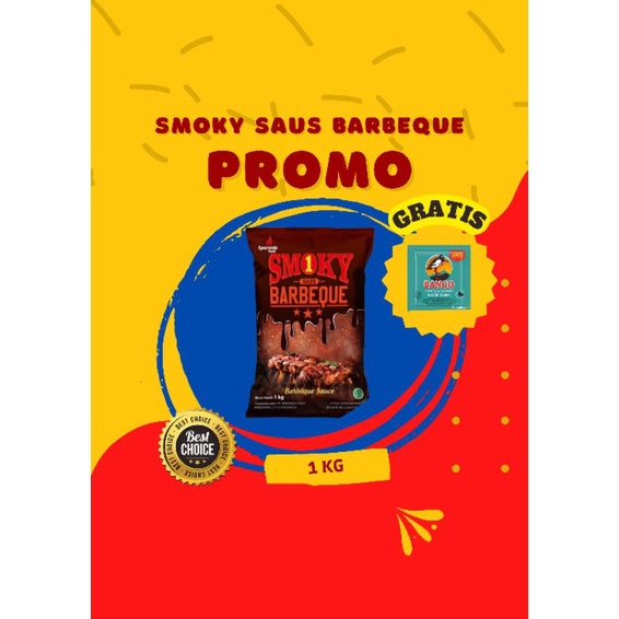 

Saus barbeque Smokey 1kg
