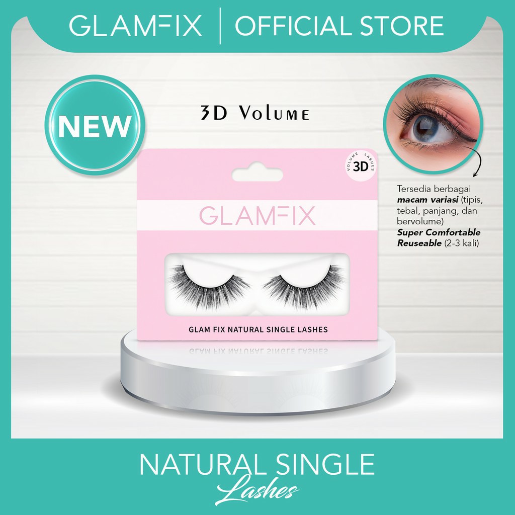 Glam Fix Perfect Blink Lashes 3D Volume Lashes NEW