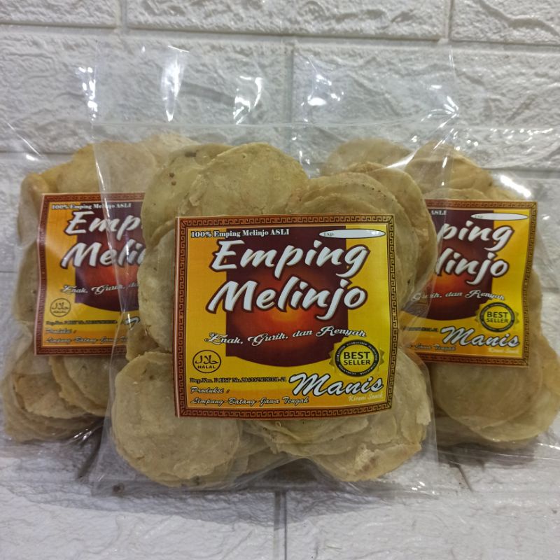 

Emping Melinjo Manis Mentah 250gr Kualitas Super