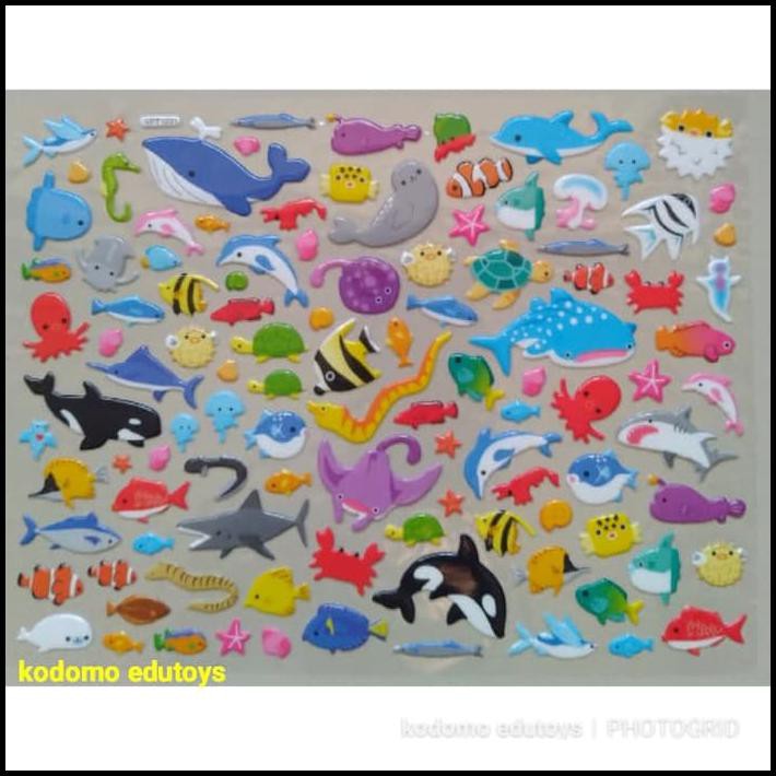 

Sticker Stiker Anak Timbul Hewan Laut Sea Animals 0244