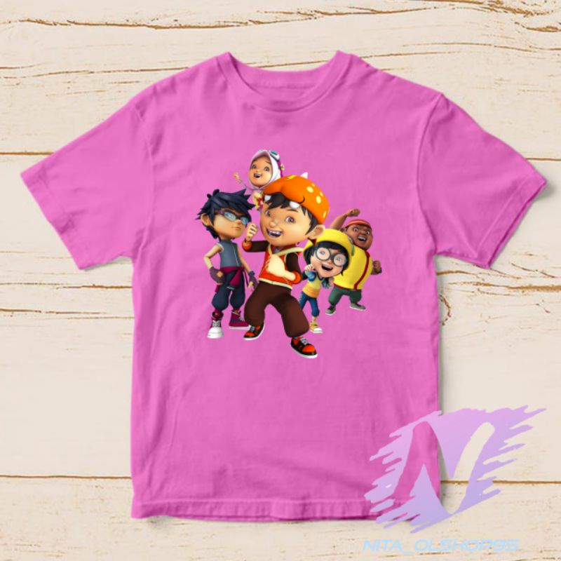 baju Boboiboy kaos anak Boboiboy dan kawan kawan