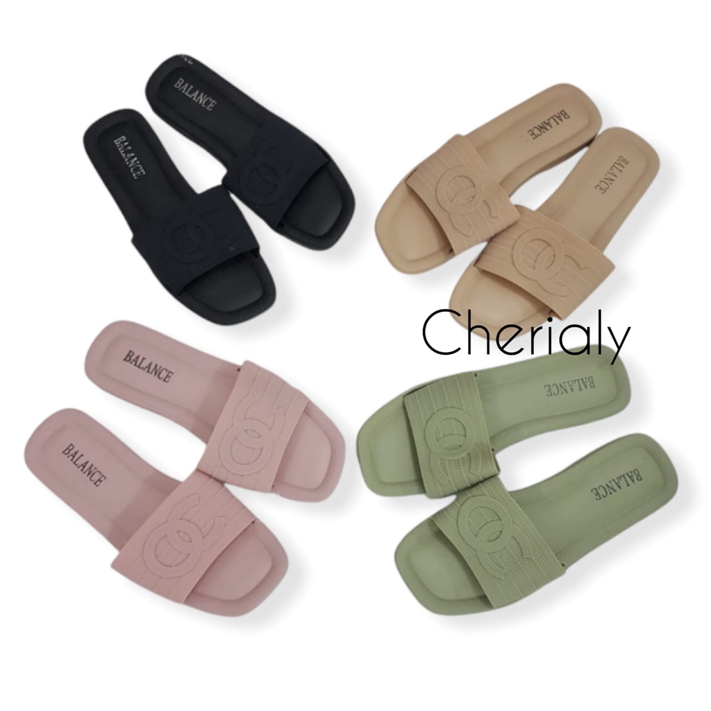 SANDAL SLOP WANITA KARET IMPORT BALANCE 1236 GCI