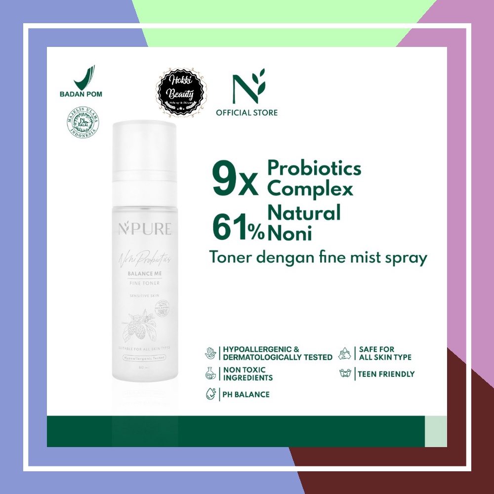 NPURE NONI PROBIOTICS &quot;BALANCE ME&quot; FINE TONER 100ML