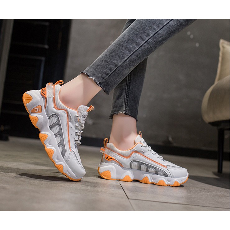 Sneakers Import sepatu sneaker wanita COLOURFULL trend 2021 PREMIUM IMPORT F216