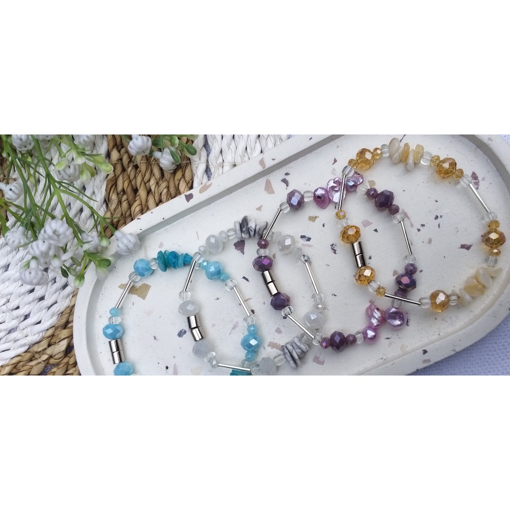 Gelang Magnet - Gelang Batu - Gelang Korea