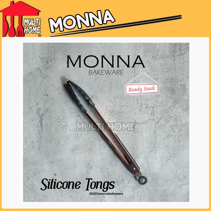 Silicone Tongs Monna Bakeware / Capit Makanan Monna Bakeware