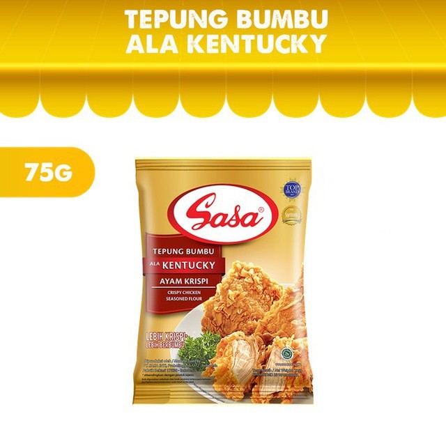 

SASA Tepung Bumbu Ayam Krispi Ala Kentucky 75 gr