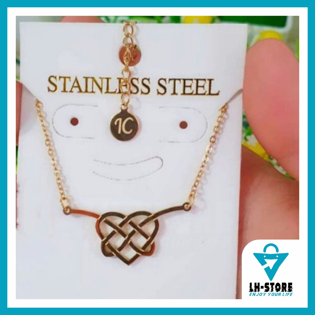 KALUNG TITANIUM IKATAN CINTA ANDIN STAINLES STEEL (GOLD/SILVER/ROSEGOLD)