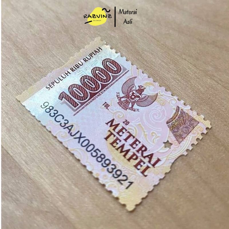 

MATERAI 10.000 | MATERAI 10K