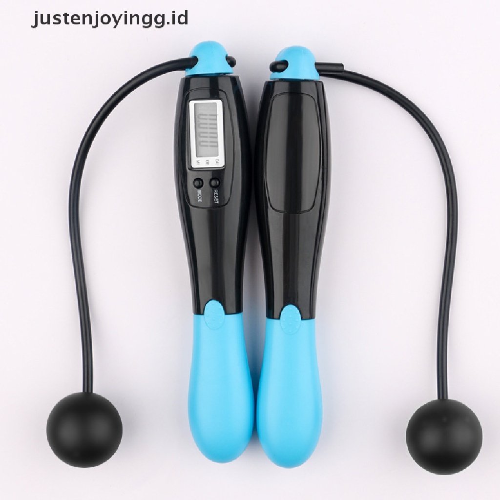 (justenjoyingg.id) 1pc Tali Skipping Digital Wireless Untuk Latihan Fitness