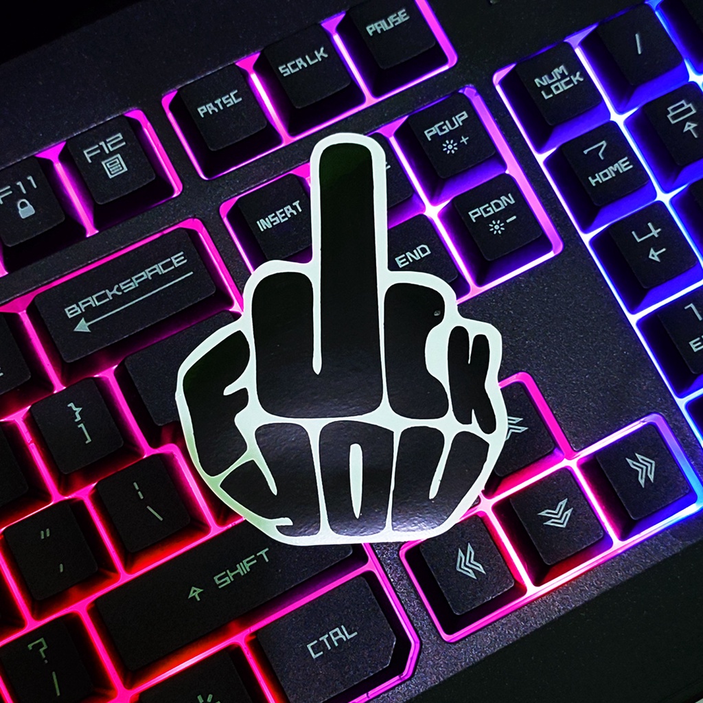 

Stiker Aesthetic FUCK YOU SERIES stiker pack stiker helm stiker motor stiker aesthetic stiker buat helm sticker untuk laptop