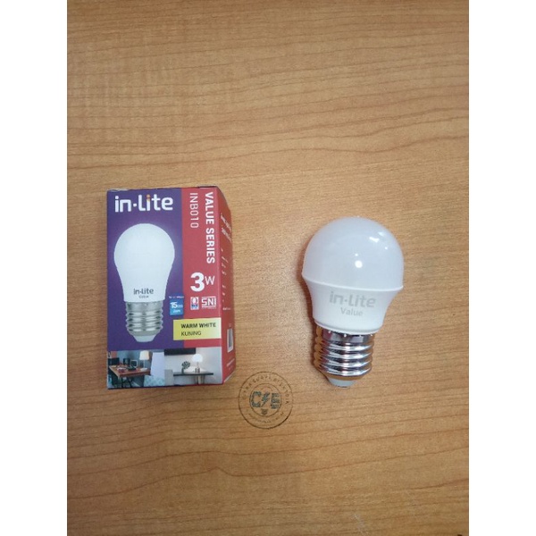 Lampu Inlite LED INB010 3watt Kuning
