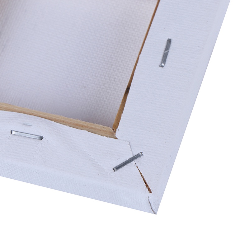 {LUCKID}Blank White Mini Small Stretched Artist Canvas Art Board Acrylic Oil Paint