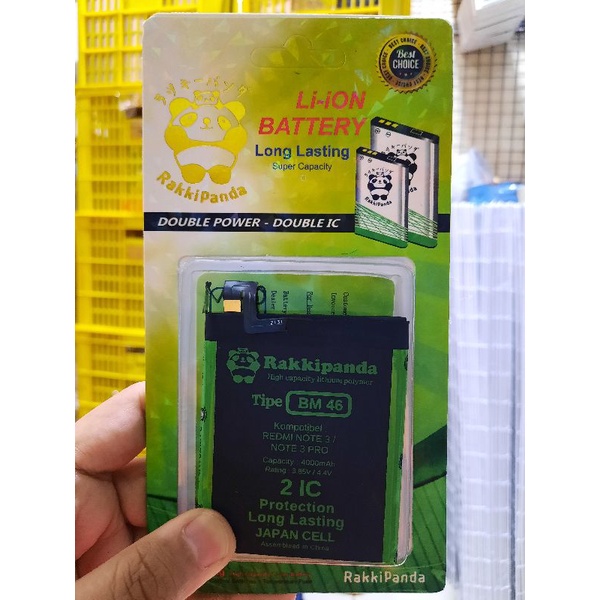 Baterai Xiaomi Note 3 Batre Note 3 Pro BM46 RAKKIPANDA