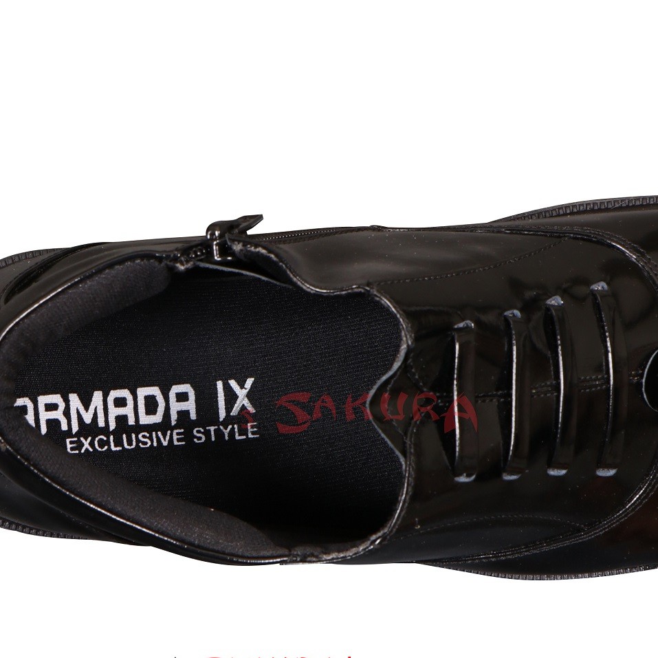 Sepatu PDH Kilap Resleting Sepatu PDH 02 Standart TNI POLRI