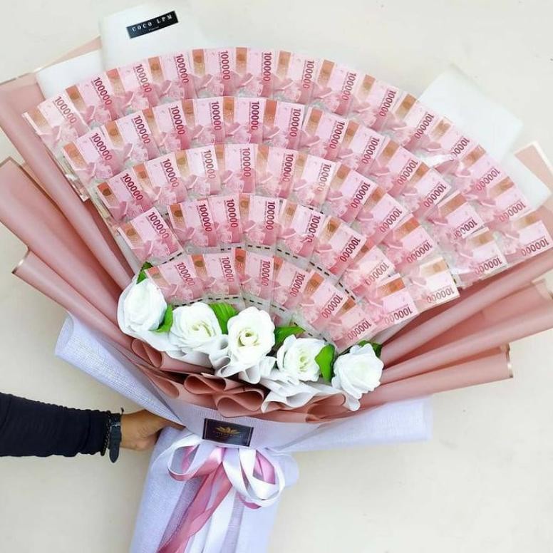 Murah Buket Bucket Bouquet Souvenir gift hantaran Uang Mahar money bouquet buket wisuda bunga buket 