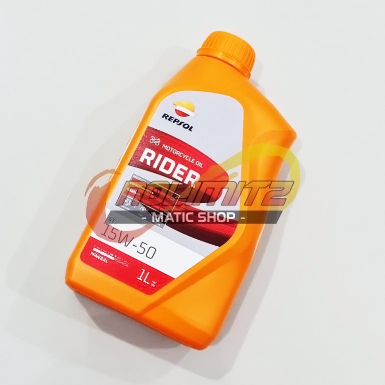 Oli Motor Repsol Rider 4T 15W-50 Mineral 1L