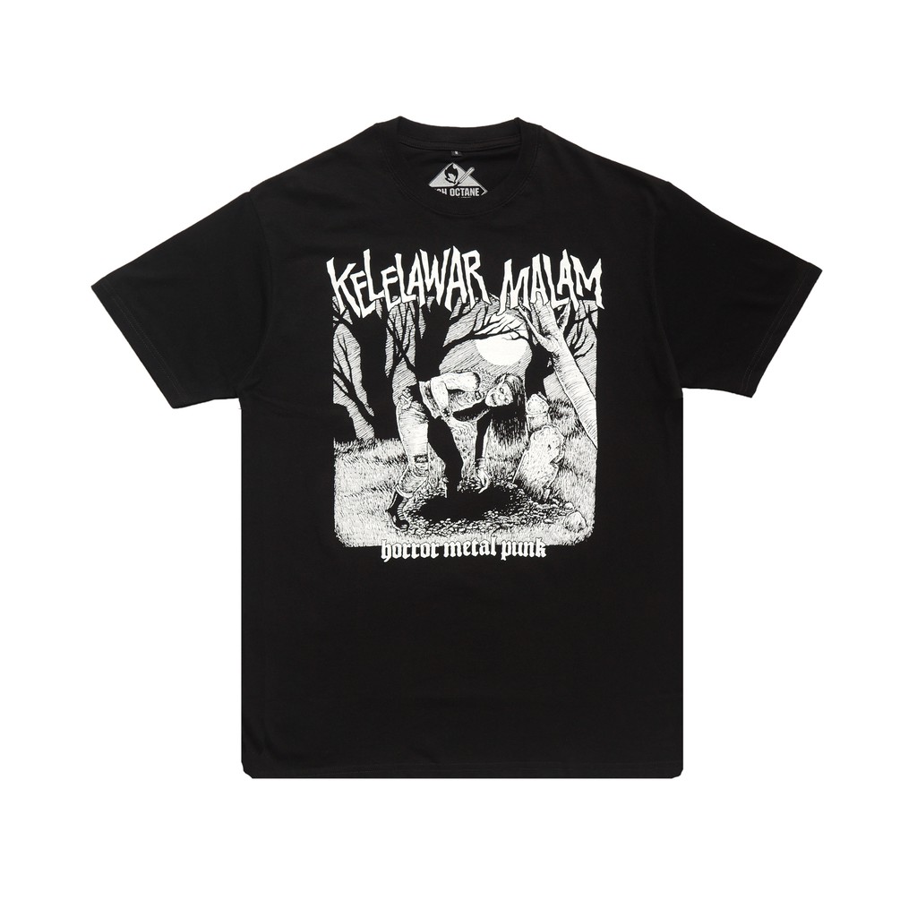 Kelelawar Malam - Horror Metal Punk T-shirt - Black
