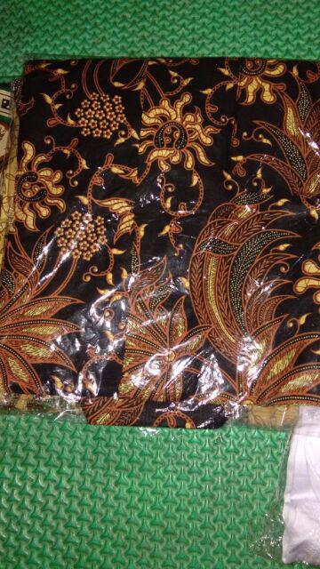 Motif Random - Kemeja Batik Hem Pendek Pria Kerja Kantor Kondangan Seragam Flash Sale Murah
