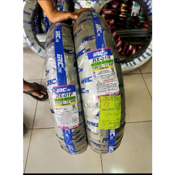 SEPASANG BAN IRC CB150R CBR NINJA R RR VIXION NEW OLD BYSON SCORPIO ORIGINAL IRC