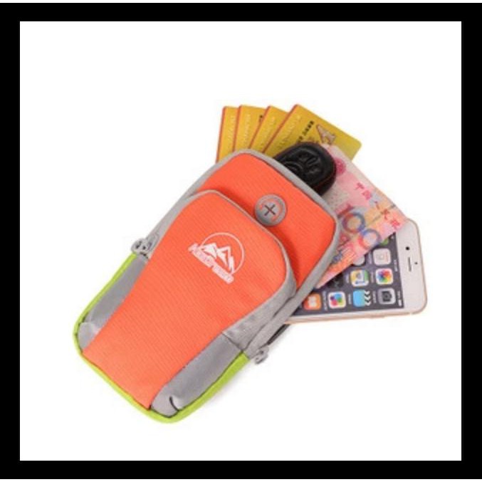 Sport Arm Band Armband Tas Lengan Keren Olahraga Musik Hp Unik Hpo007 - Biru Tua Terbaik