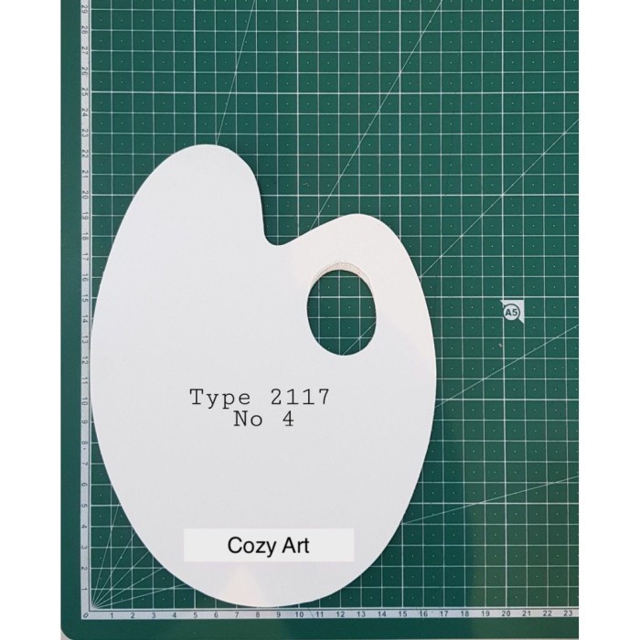 

Produk Terbaru Palet Kayu Oval Lonjong Cat Minyak Warna Putih Merk V Tec 2921 No 3