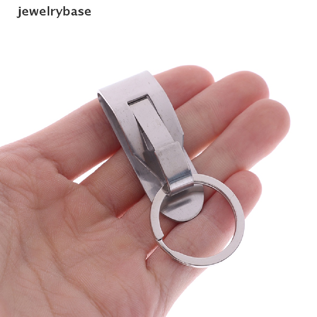 (jewelrybase) Klip Gantungan Kunci Quick release Bahan Stainless steel