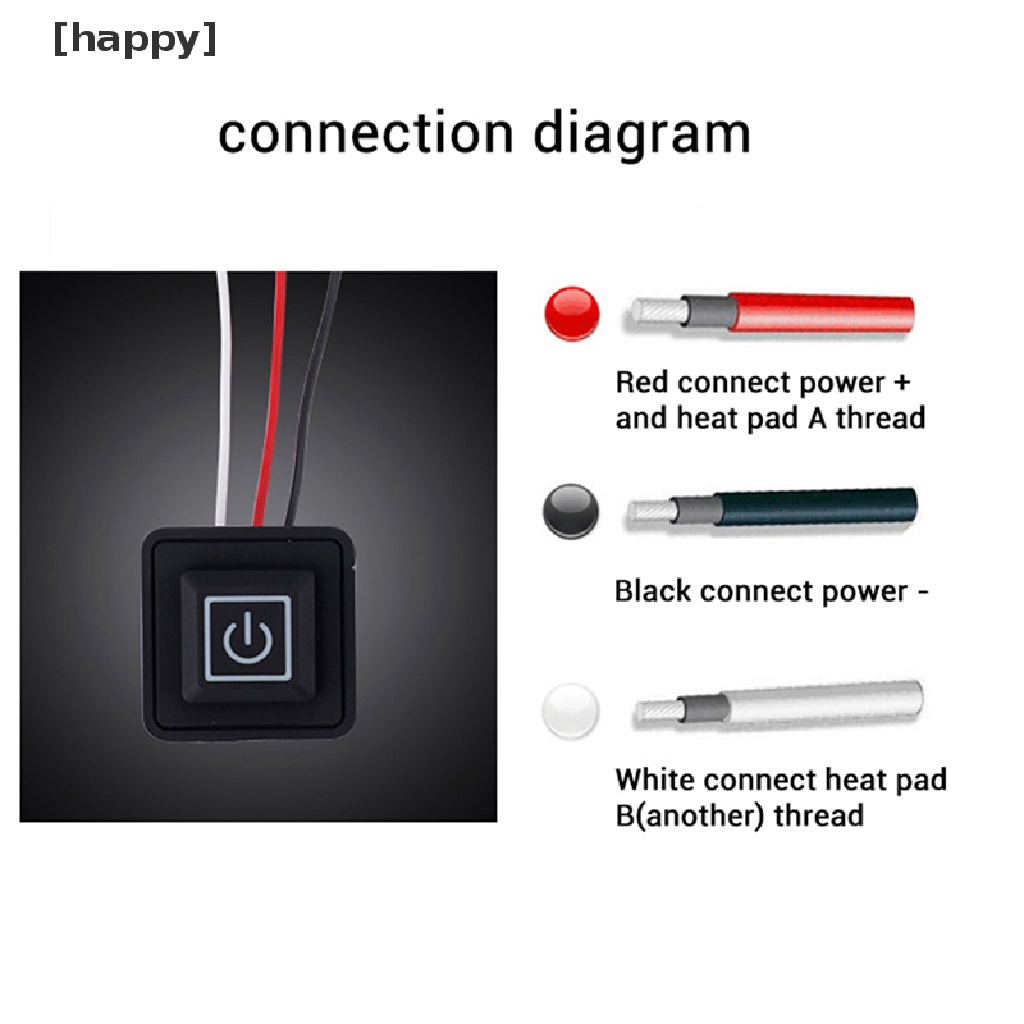 Saklar Kontrol Temperatur Bahan Silikon Tahan Air Dengan 3 Gear 5v-15v