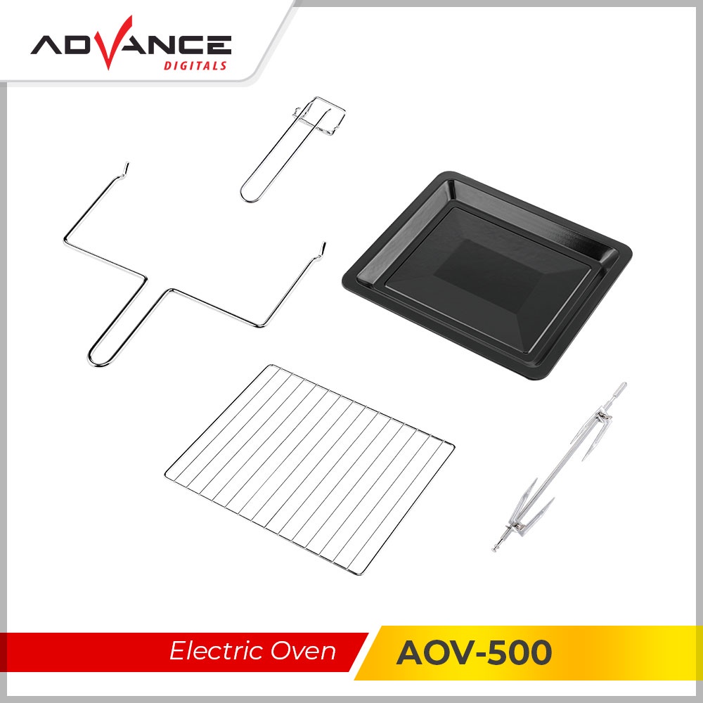 【CUCI STOCK】ADVANCE Electric Oven (Oven Listrik ) AOV-500 Kapasitas 33L Garansi Resmi 1 tahun