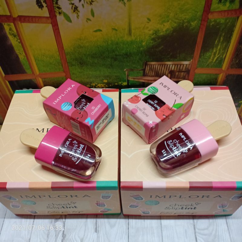 Cheek &amp; Liptint Implora Original Bpom