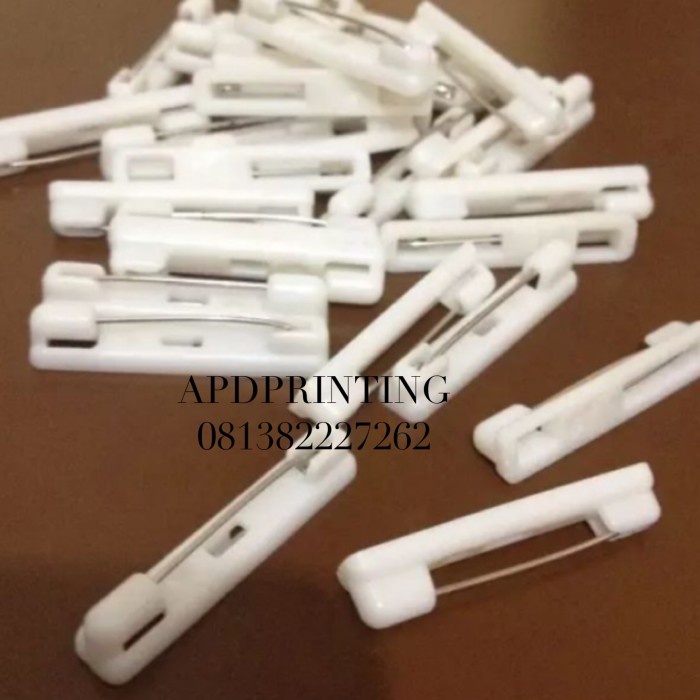 

Aman Peniti Name Tag Peniti Cemiti Peniti Plastik Putih 3Cm 1 Gross 144Pcs Sale!!!