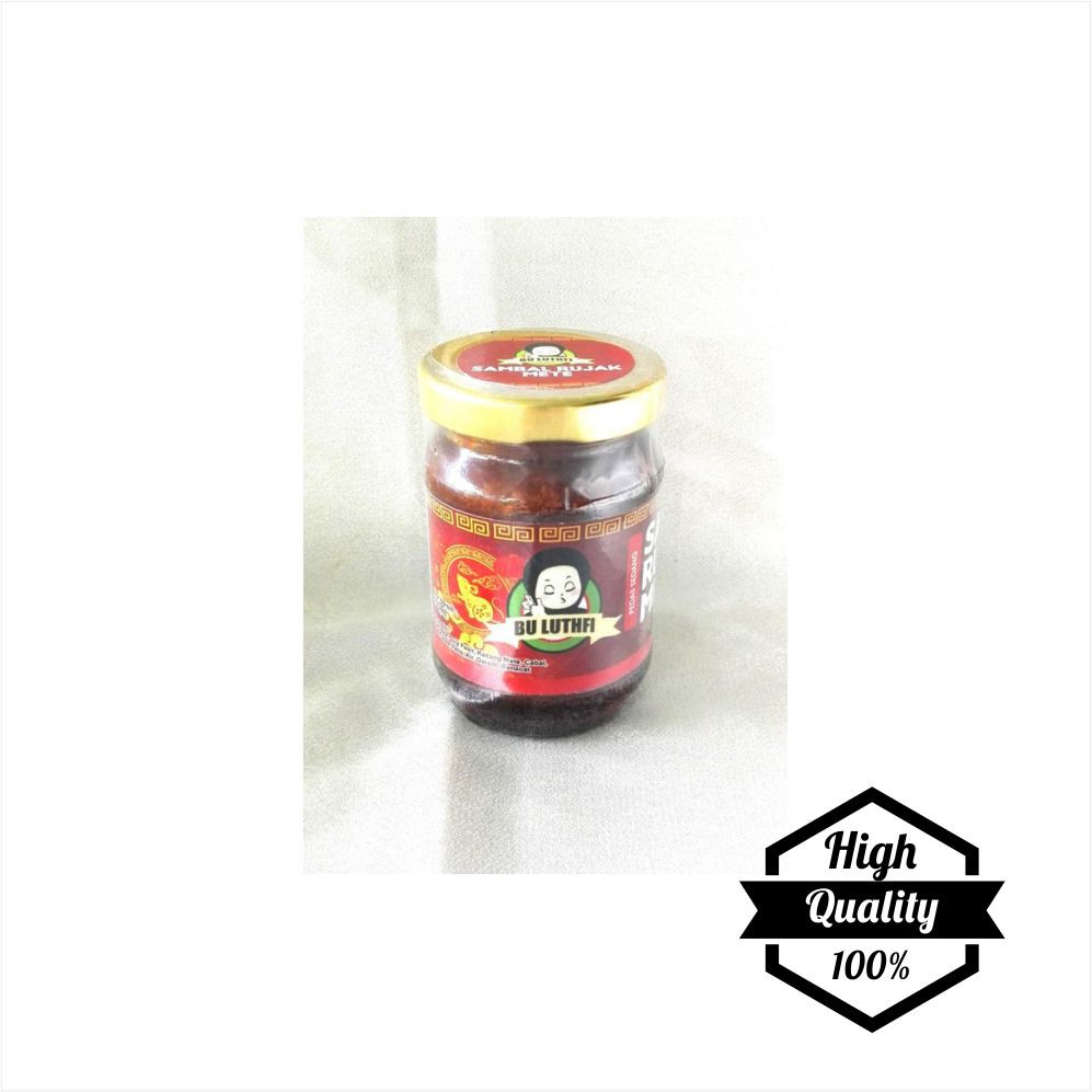 

Terbaik Sambal Bu Luthfi varian sambal Rujak Manis Mete 140 Gr Kemasan Botol Original