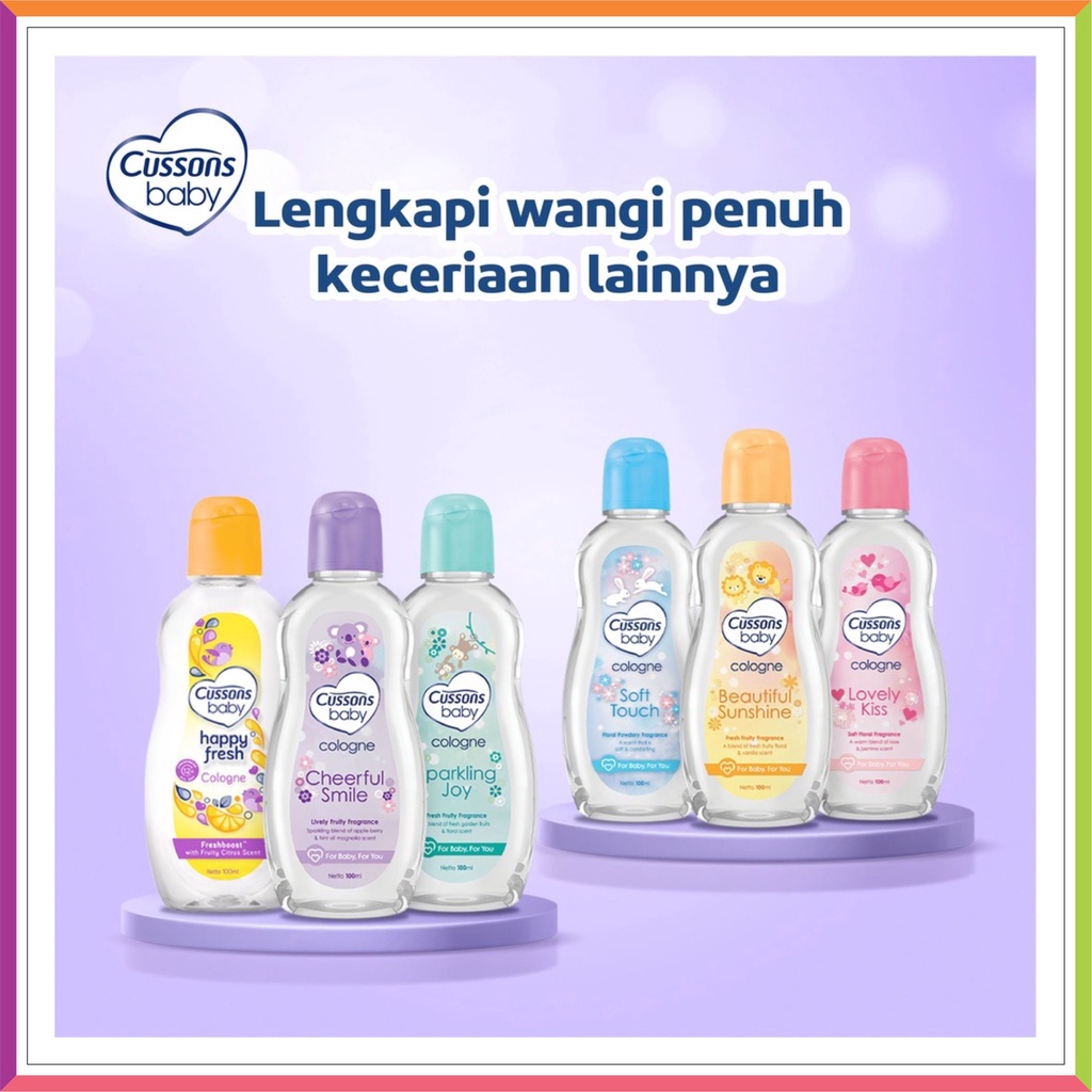 CUSSONS BABY COLOGNE 100 ML / MINYAK WANGI BAYI