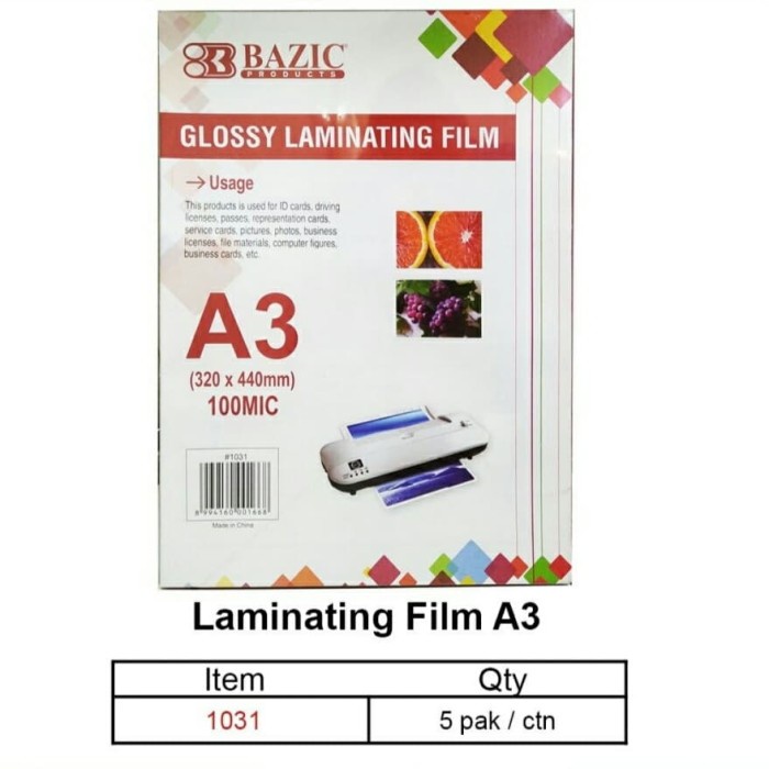 

PLASTIK LAMINATIN A3