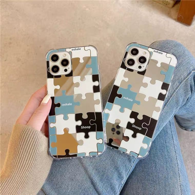 [TPC] Mirror Phone Case PUZZLE IPHONE 6 6S 7 8 PLUS X XS MAX XR 11 12 13 PRO MAX Casing Cermin HP IP027