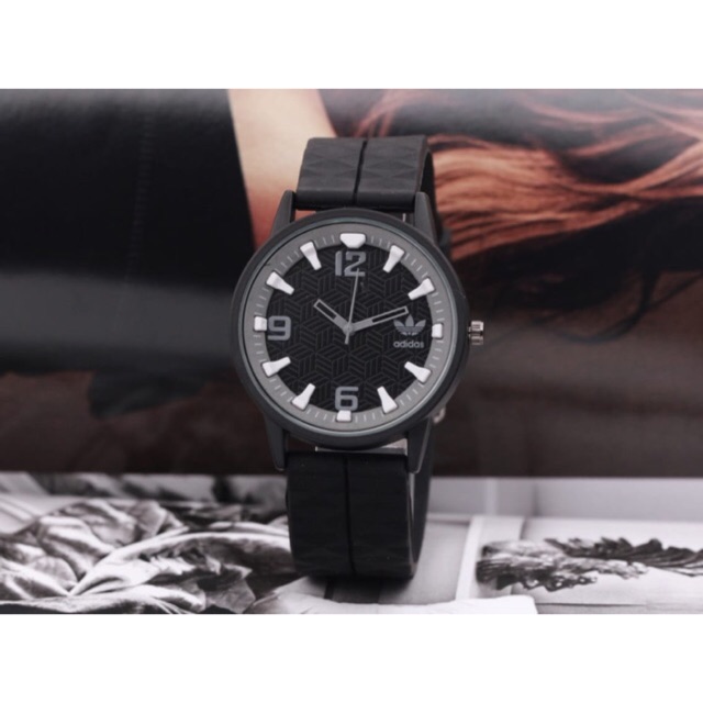 Jam tangan adidas unisex rubber