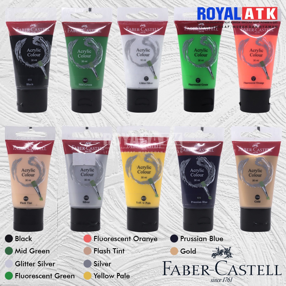 

Cat Acrylic paint colour Faber Castell 30 ml