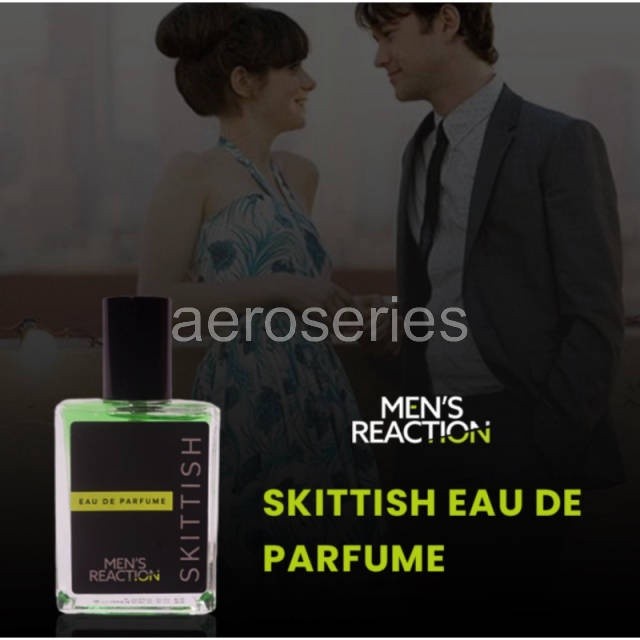 Parfum Men's Reaction Skittish Parfume Pria Dengan 3 Aroma Sekaligus