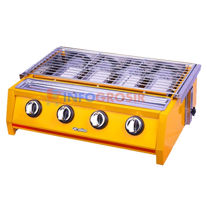 Panggangan Sosis BBQ Grill Gas Kompor 4 Tungku Niko NK-GR4