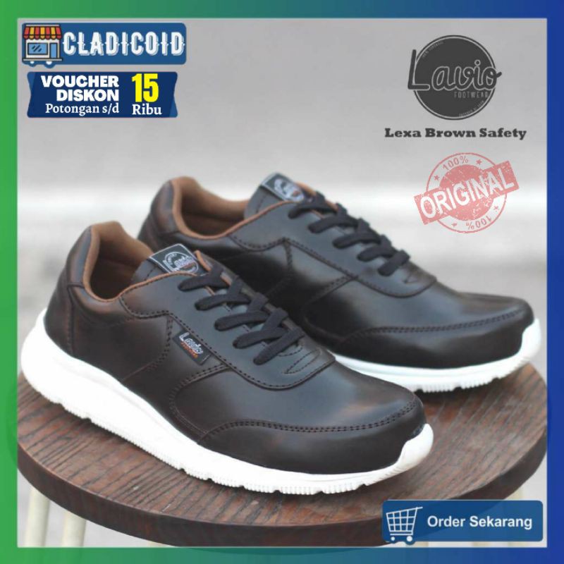 SEPATU SAFETY UJUNG BESI PRIA KEREN DAN STYLISH MODEL SNEAKERS TERBARU LAVIO LEXA