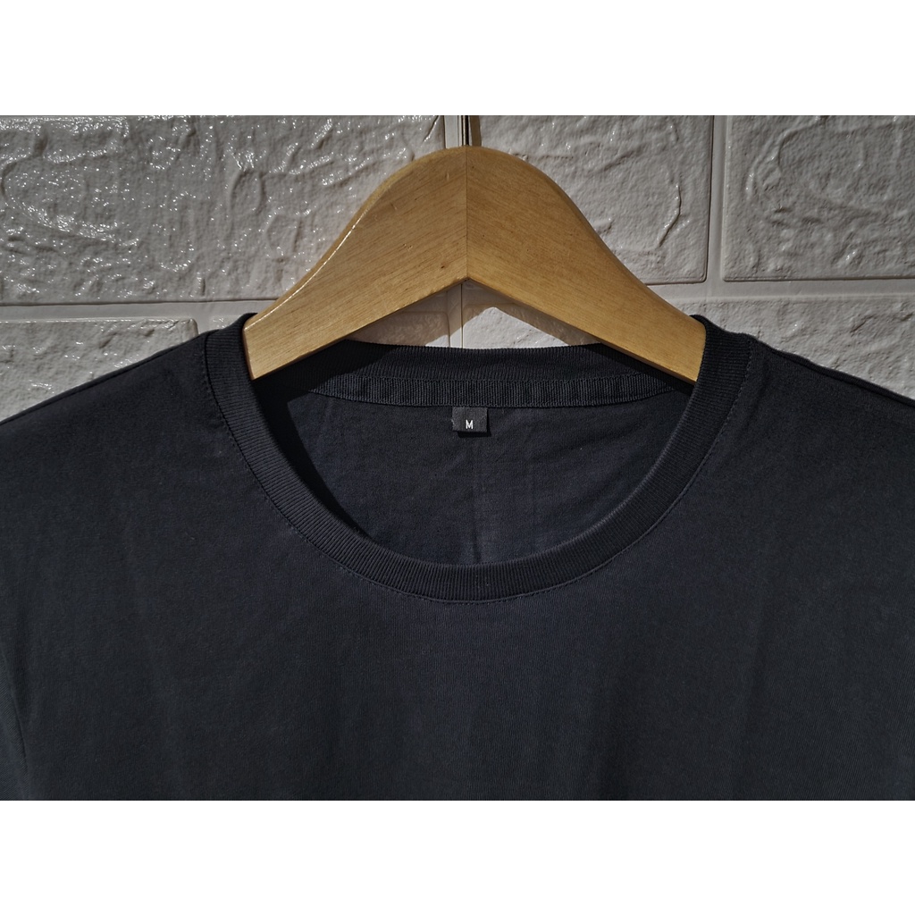 Kaos Oblong Pria Katun Combed Polos