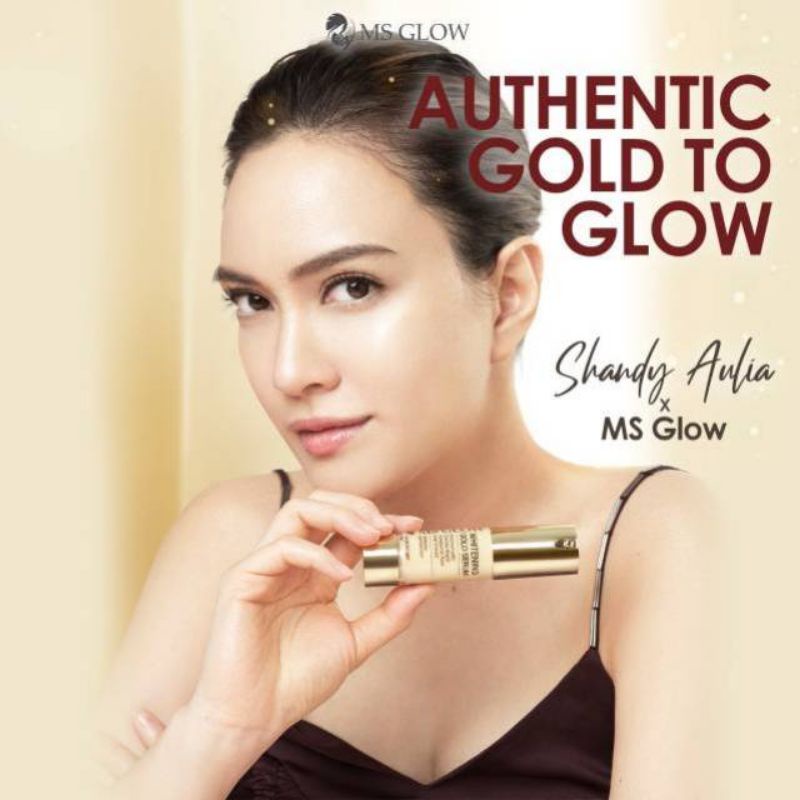 SERUM WHITENING GOLD ORIGINAL MS GLOW (SUDAH BER BARCODE TERBARU)