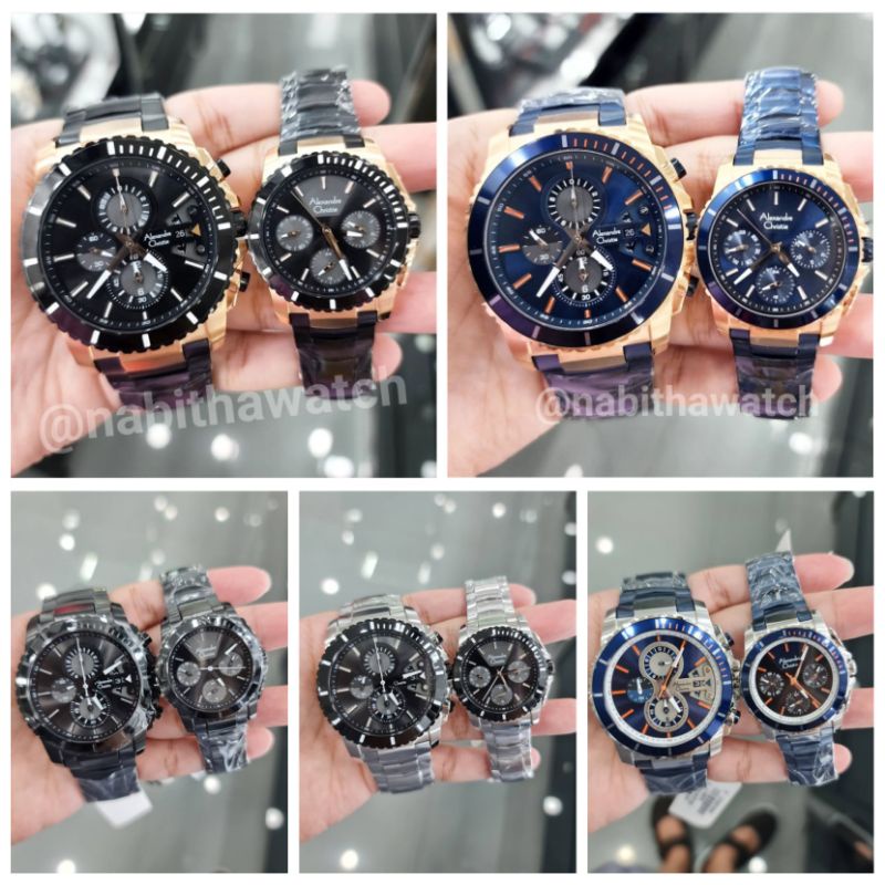 Jam Tangan couple Alexandre Christie AC6455 New 6455 Original Garansi Resmi