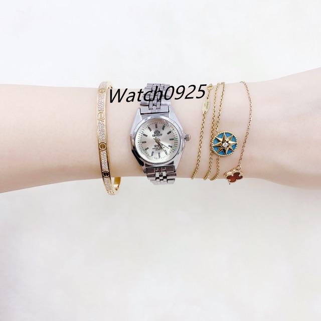 ✅COD [READY STOCK]  JAM TANGAN RANTAI ORIENT COUPLE 5WARNA READY FASHION RANTAI PRIA WANITA C11-Wanita-puith
