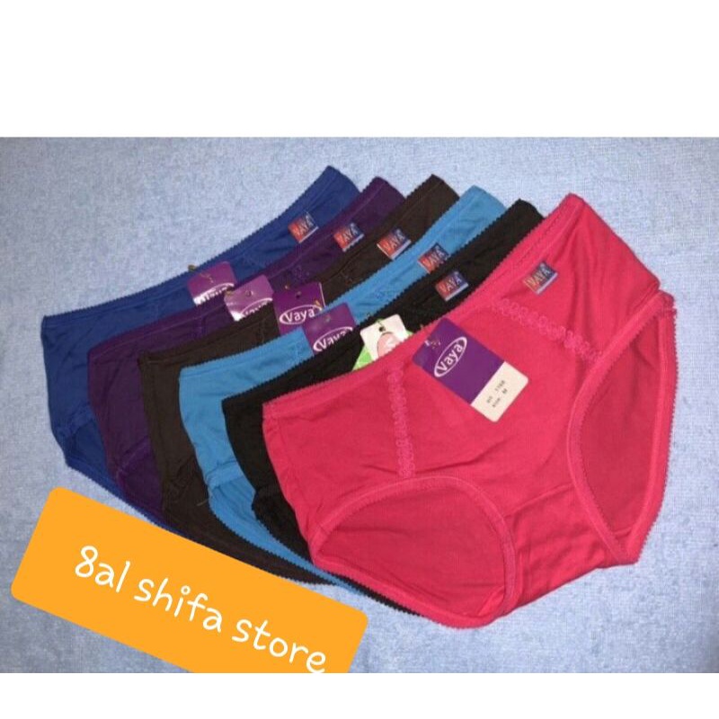 (ISI 6 PCS) Vaya Celana Dalam Wanita Art 1168/produk impor/kualitas premium