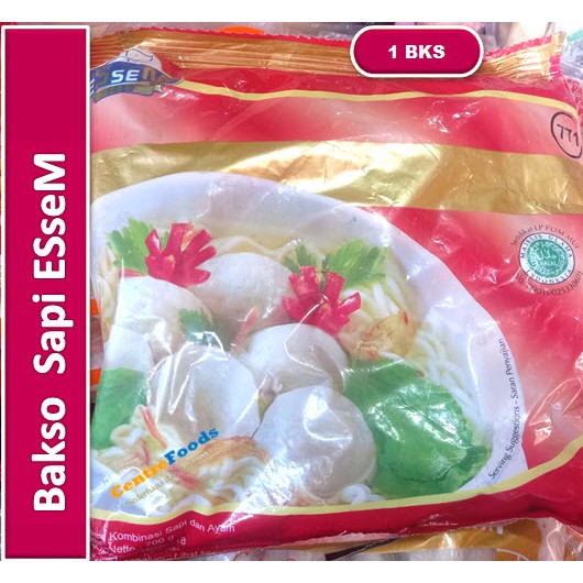 

Bakso Sapi eSseM Merah | Isi 50 Pcs [ Harga Per BKS ]