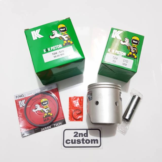 Piston kit Yamaha TZM 150 TZM150 YPVS komplit set ring seher sekher seher pin pen cir clip kunci cep