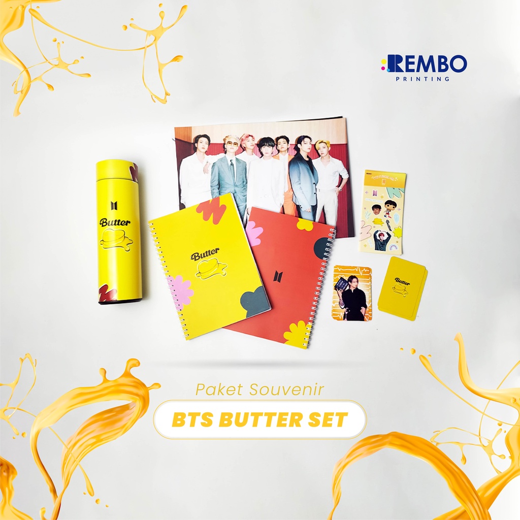 REMBO PRINTING - PROMO PAKET UNOFFICIAL MERCHANDISE SET BTS BUTTER