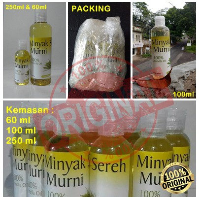 Minyak Sereh Wangi Murni 100% Original Citronella Oil - Minyak Atsiri