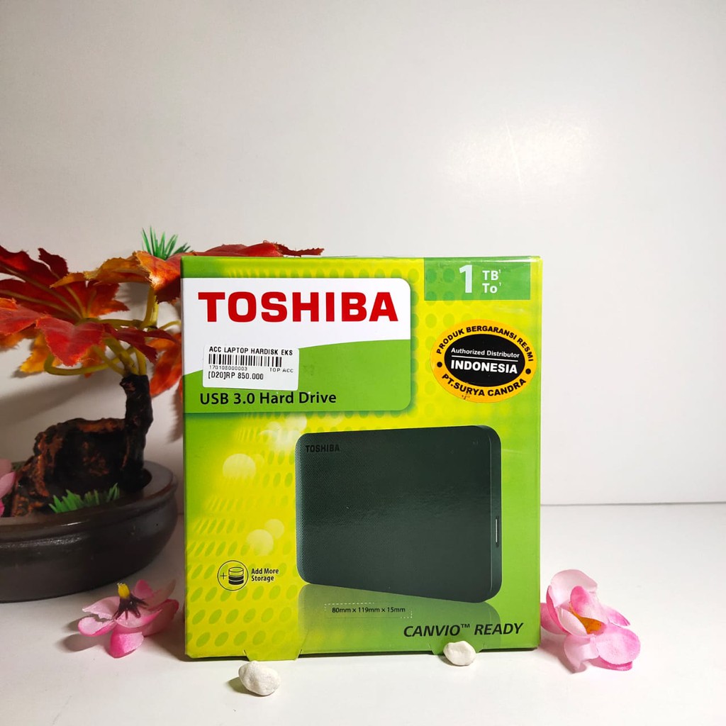 HARDISK EKSTERNAL TOSHIBA CANVIO 1 TB